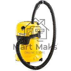 Строительный пылесос Karcher WD 3 V-17/4/20 1000Вт (уборка: сухая/влажная) желтый
