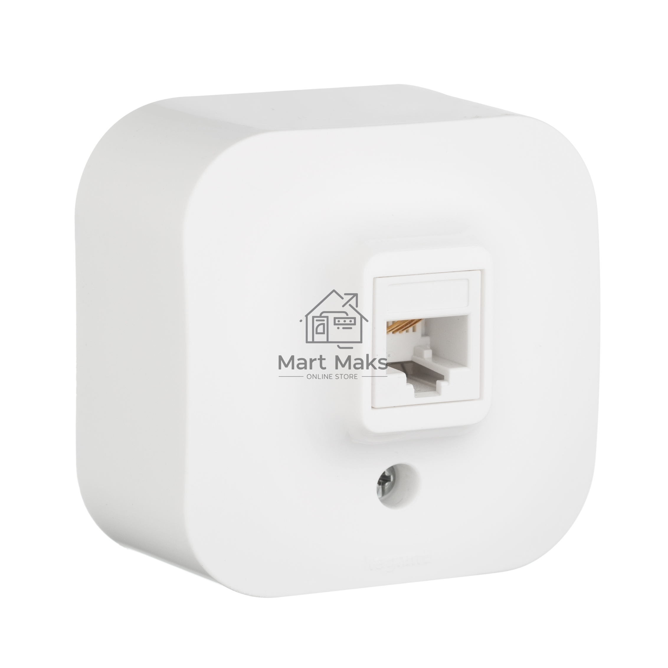 Розетка Legrand 782214 Quteo RJ11 (Белая)