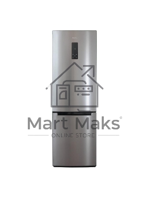 Холодильник Бирюса Б-I960NF нержавеющая сталь двухкамерный 240/100л морозилка снизу, No Frost