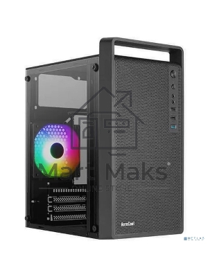 Компьютерный корпус MiniTower Aerocool / Formula CS-109-G-BK-v1 (mATX, USB3x1, USB2x2, 120мм RGb fan, без БП) (4711099472376)