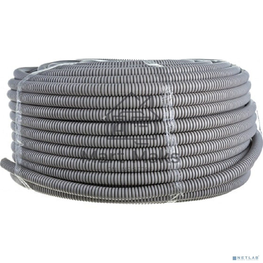 Труба гофрированная ПВХ ЭРА (серый) d 20мм с зонд. легкая 100м (15)