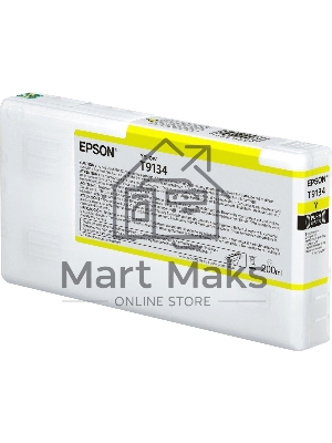 Картридж Epson T9134 (C13T913400) желтый (200 мл) для SureColor SC-P5000, SC-P5000V