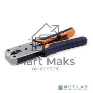 Инструмент обжимной для RJ-45 Hyperline HT-L2182R, профессиональный