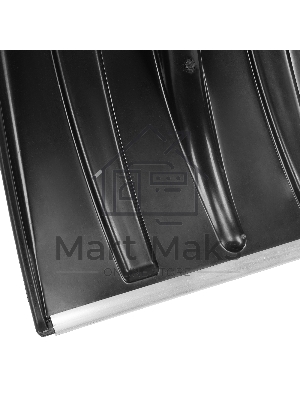 Лопата для уборки снега Сибртех пластиковая, 380х360х1420 мм, деревянный черенок, Россия