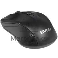 Мышь беспроводная SVEN RX-270W черный, 1600 dpi, радиоканал, USB, кнопки - 4