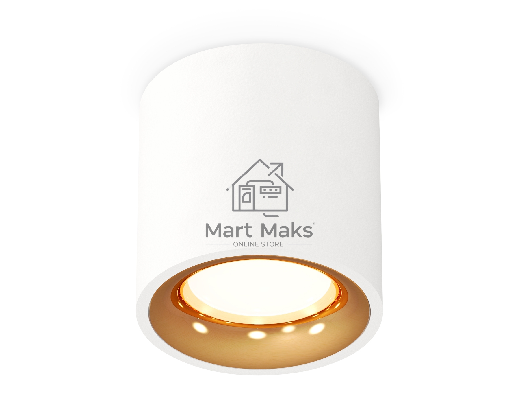 Светильник Ambrella Light XS7531024 SWH/PYG белый песок/золото желтое полированное MR16 GU5.3 (C7531, N7014)