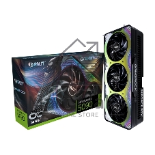 Видеокарта Palit GeForce RTX 5090 GameRock OC, 32 GB GDDR7, 512 bit, 3xDisplayPort, HDMI, GPU 2527 MHz