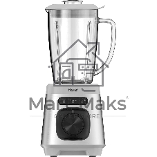 Блендер стационарный Haier HB-502 серебристый, 1200 Вт, 1 скорость