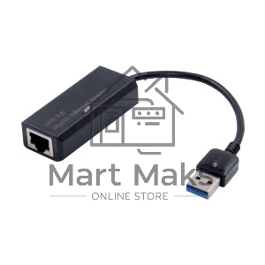 Кабель-адаптер ExeGate EX283722RUS EXE-735 USB3.0 --> UTP 1000Mbps AX88179