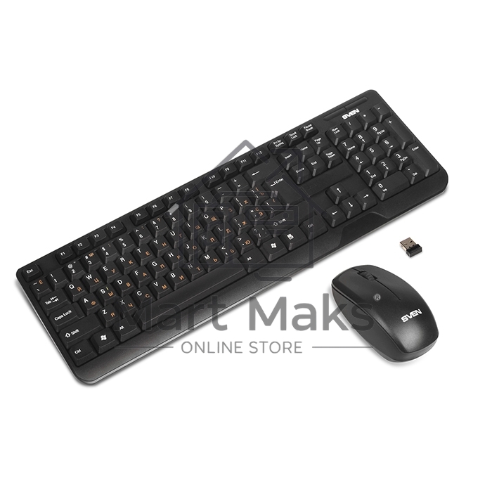 Клавиатура + мышь Sven Comfort 3300 Wireless Беспроводной SV-03103300WB