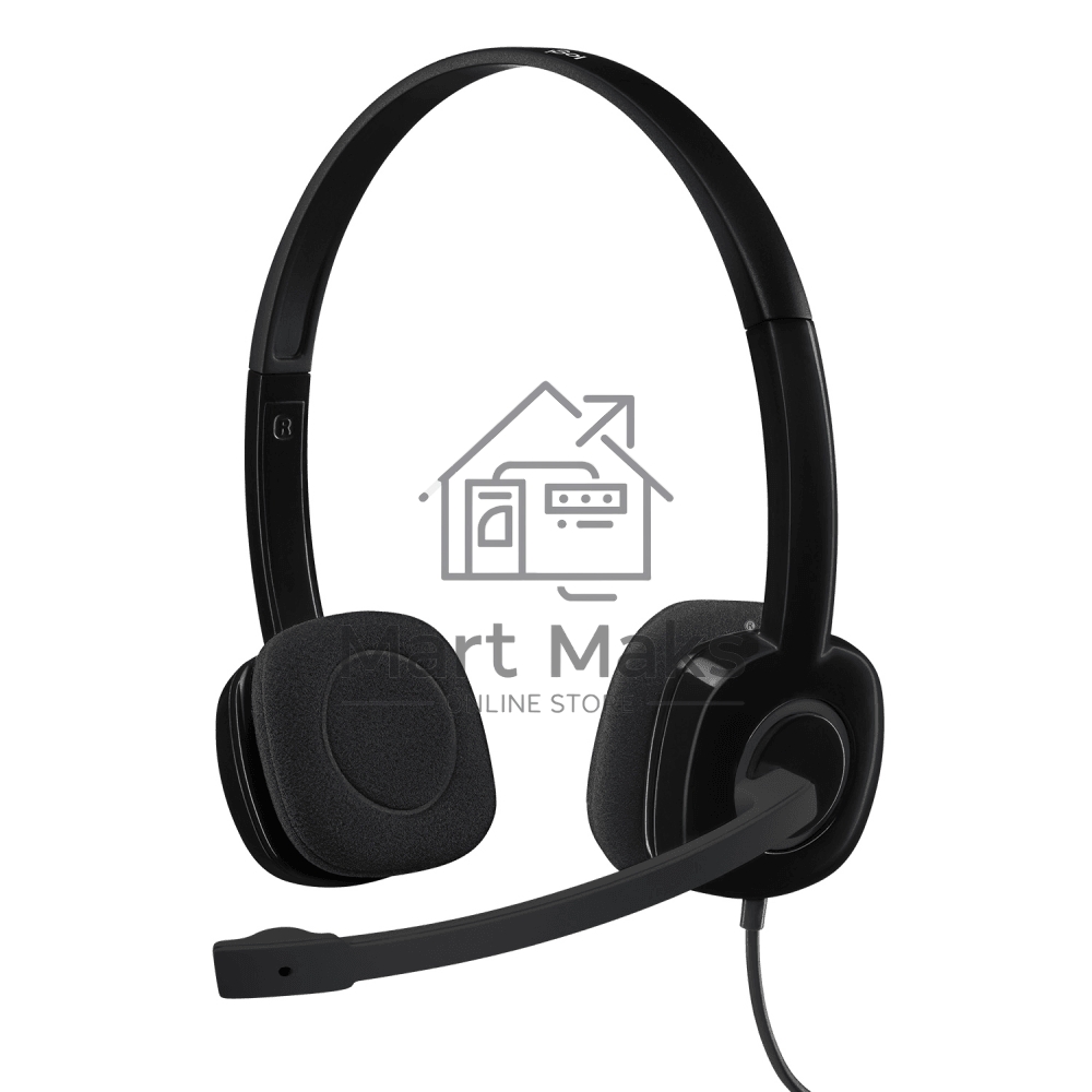 Наушники Logitech Headset H151 Stereo черный