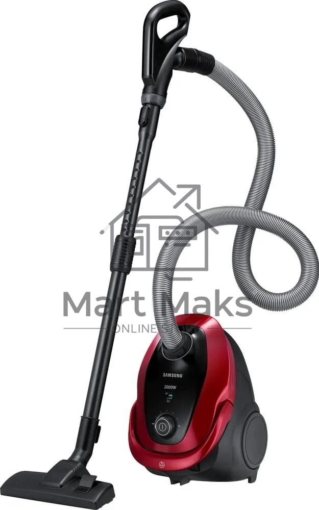 Пылесос Samsung VC20M253AWR/EV красный, 460/2000 Вт, уборка сухая, пылесборник мешок, 2.5 л