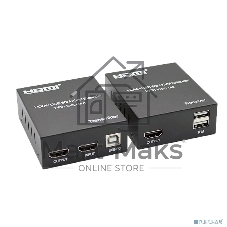 Удлинитель HDMI KVM ORIENT VE049, HDMI KVM extender (Tx+Rx), HDMI+USB+Audio удлинитель до 60 м по витой паре Cat5e/6, HDMI 1.4, 4K@30Hz/1080p@60Hz, HDCP (31211)