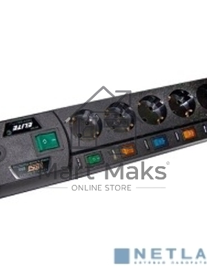 Сетевой фильтр MOST Сетевой фильтр ERG 5м (5 розеток), черный 633409