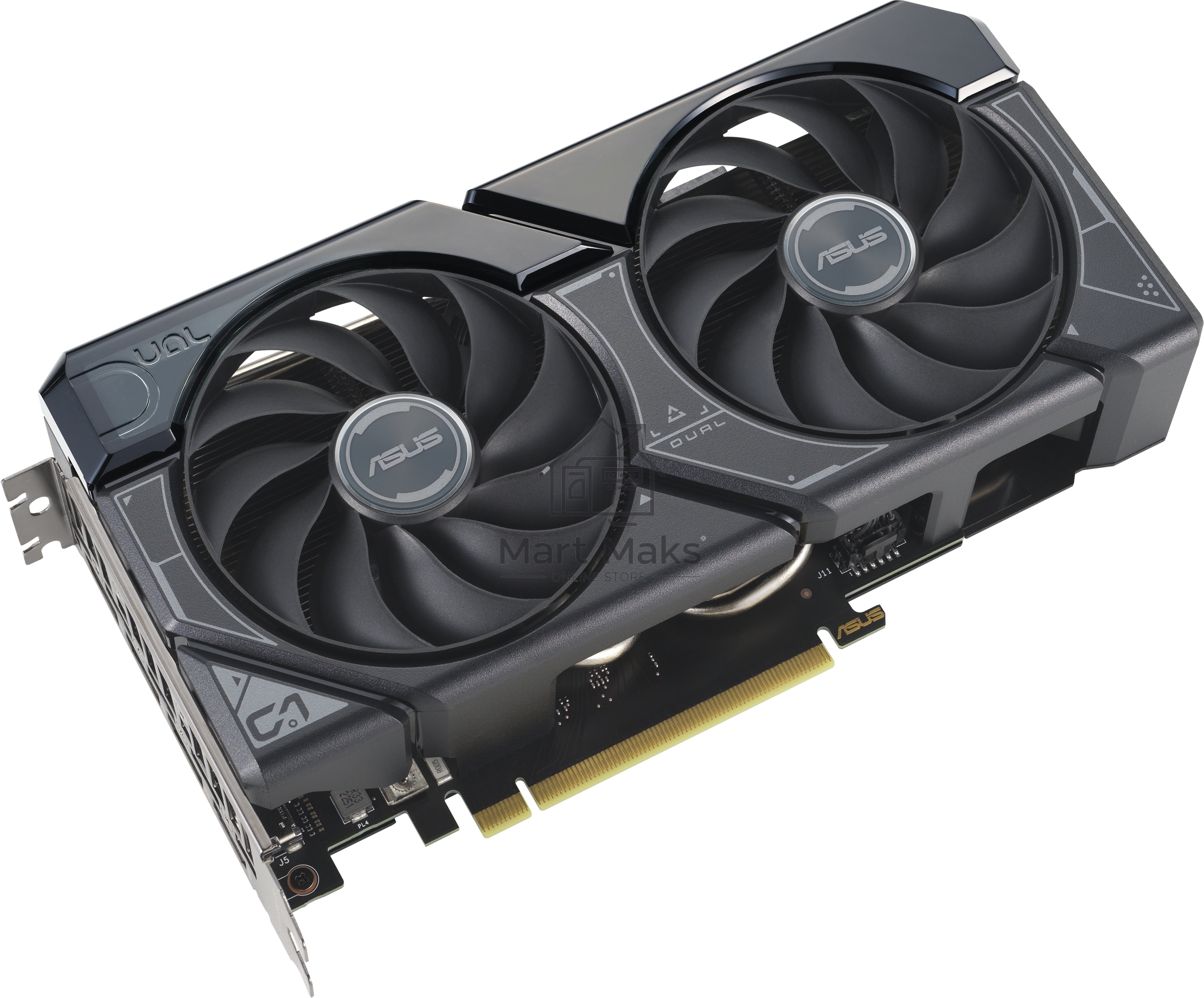 Видеокарта Asus DUAL-RTX4060TI-O8G-EVO NVIDIA GeForce RTX 4060TI 8Gb PCI-E 4.0 128bit GDDR6 2565/18000 HDMIx1 DPx3 HDCP Ret