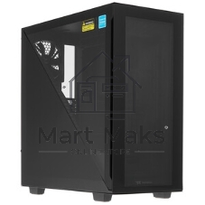 Компьютерный корпус Thermaltake Divider 300 TG ARGb черный без БП ATX 2x120мм 2xUSB 3.0 audio front door bott PSU
