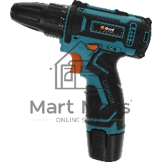 Дрель-шуруповерт Bort BAB-12x2Li-F, 12 В, 1,5 Ач, 36 Нм, щеточный