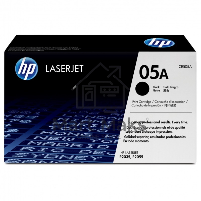 Картридж лазерный HP CE505A черный LJ P2055/P2035 (2300стр.)