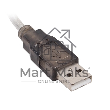 Кабель-адаптер USB AM <-> COM DB9M(RS232) Orient USS-101N18, chipset Prolific PL2303TA, поддержка Win 8/8.1, 1.8м, крепление винты