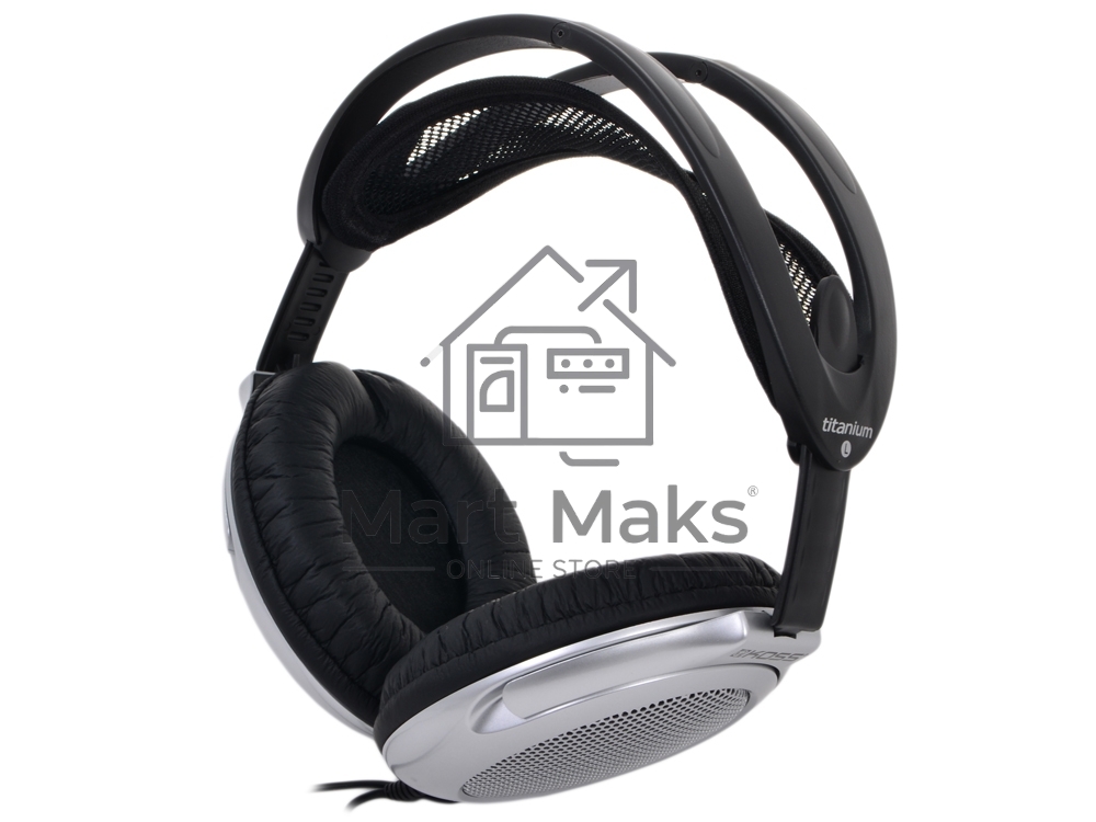 Наушники KOSS UR40 (15-22000 Гц, 60 Ом, 98 Дб, Шнур 1,2м, адаптер на 6,3мм) черный