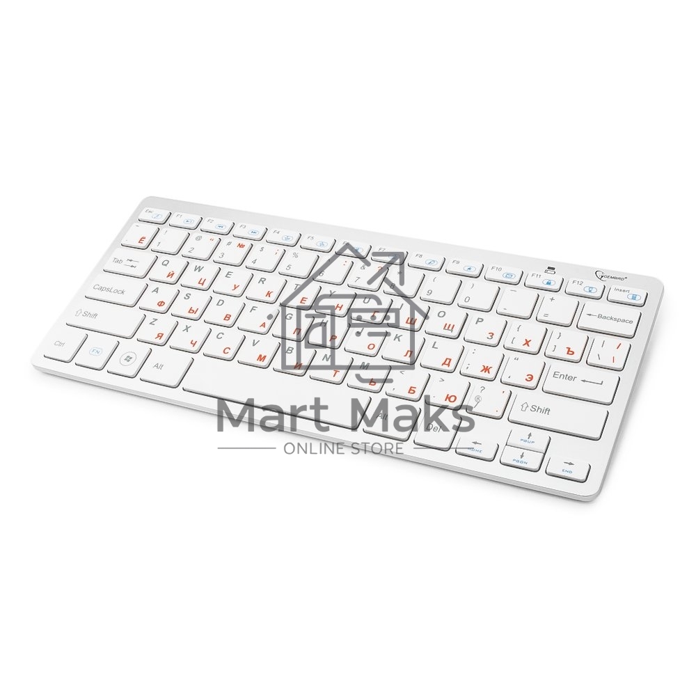 Клавиатура+мышь Gembird KBS-7001-RU Wireless, ноутбучн. механизм клавиш 2.4ГГц/10м, мини-приемник- USB