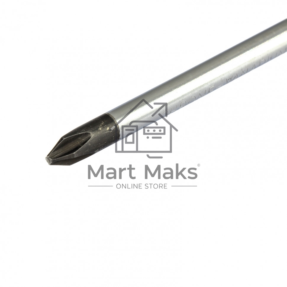 Отвертка Anti-Slip, PH2 х 100 мм, CrV, двухкомп. рукоятка Matrix