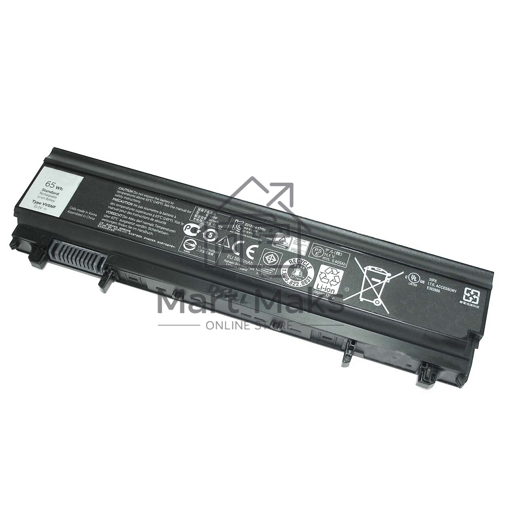 Аккумуляторная батарея для ноутбука Dell Latitude E5540 E5440 11.1V 65Wh VVONF