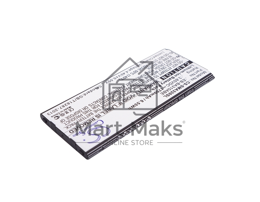 Аккумулятор CameronSinoCS-SMA320SL EB-BA310ABE для Samsung Galaxy A3 (2016) SM-A3103.85V / 1700mAh / 6.55Wh