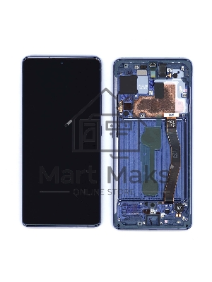 Дисплей для Samsung Galaxy S10 Lite SM-G770F/DS синий с рамкой