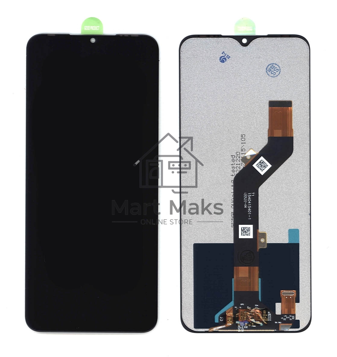 Дисплей для Infinix Hot 10 Play, Hot 11 Play черный