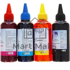 Чернила NVPrint универсальные на водной основе для аппаратов HP, комплект 4 цвета по 100 мл