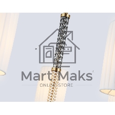 Люстра Ambrella light LH71503/7 BS/FR латунь/белый матовый E14*7 max 40W D840*640