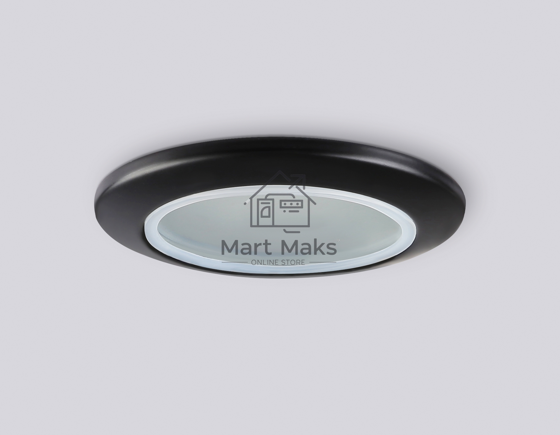 Светильник Ambrella light TN111 BK черный IP44 GU5.3 D93*33