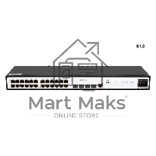 Коммутатор SNR SNR-S2982G-24TE, 24×1 Гбит/с + 4×1 Гбит/с SFP, управляемый