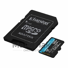 Флеш карта microSDXC 64Gb Kingston SDCG4/64Gb Canvas Go! Plus + adapter