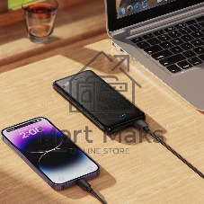 Внешний аккумулятор 10000mAh 2USB+1Type-C+1micro USB 2.0A Hoco J153 (Black)