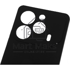 Чехол (клип-кейс) BoraSCO для Tecno Pova 6/6 Pro Silicone Case черный (73173)