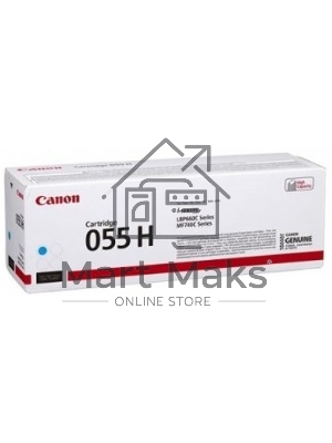 Картридж лазерный Canon 055 H C (3019C002) голубой (5900стр.) для Canon i-SENSYS серий MF740, LBP660