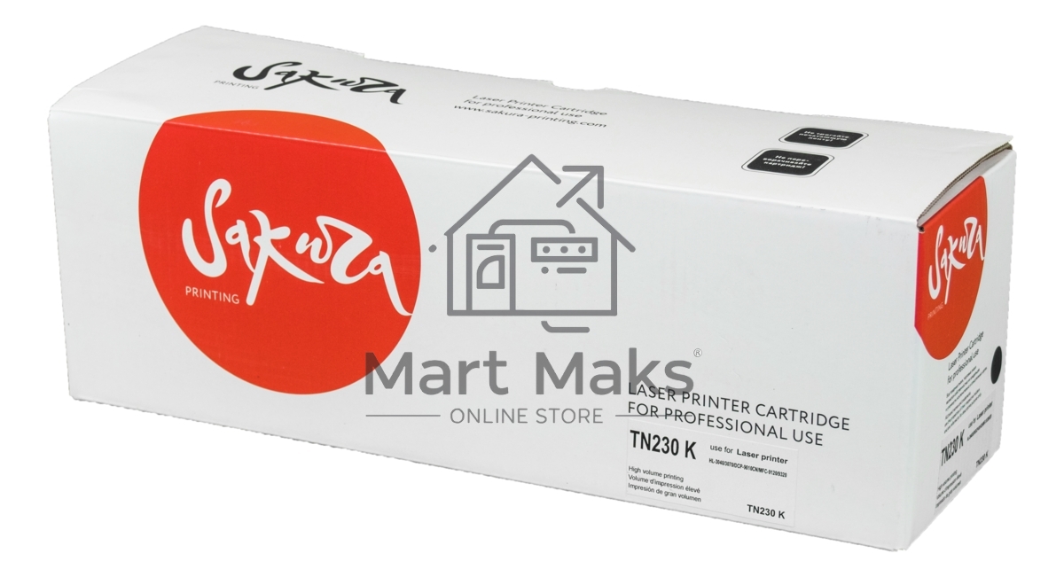 Картридж лазерный Sakura TN230BK для Brother DCP-9010CN, HL-3040CN/3070CW, MFC-9010/9120CN/9320CW, черный, 2200 к.