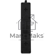 Сетевой фильтрSmartbuy SBSP-18U-K с USB, 10А, 2 200 Вт, 5 розеток, длина 1,8 м, черный (SBSP-18U-K)/45