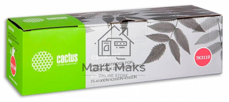 Картридж лазерный Cactus CS-TK3110 черный (15500 стр.) для Kyocera Ecosys FS-4100DN/4200DN/4300DN
