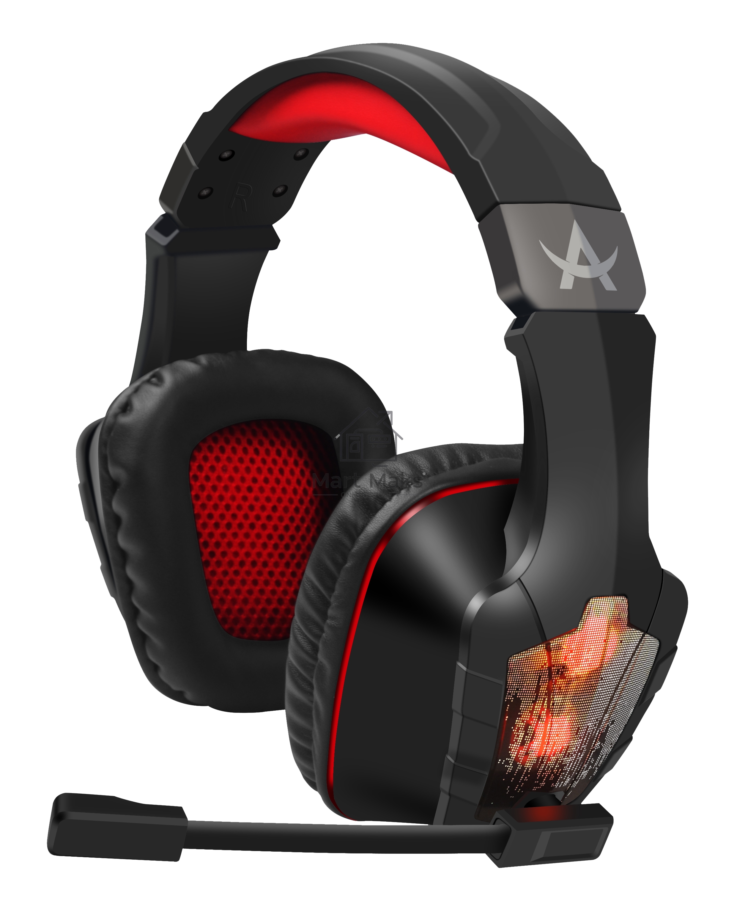 Гарнитура Qumo Arsenal GHS 0016, стереогарнитура, подсветка, USB