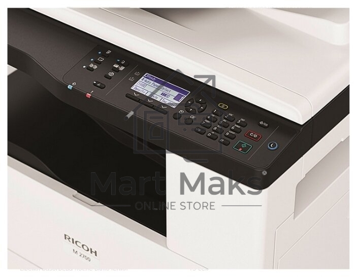 Цифровое МФУ Ricoh M 2700(A3, 27 стр/мин,копир/принтер/цв.сканер/сеть/дуплекс/автоподатчик/девелопер/тонер