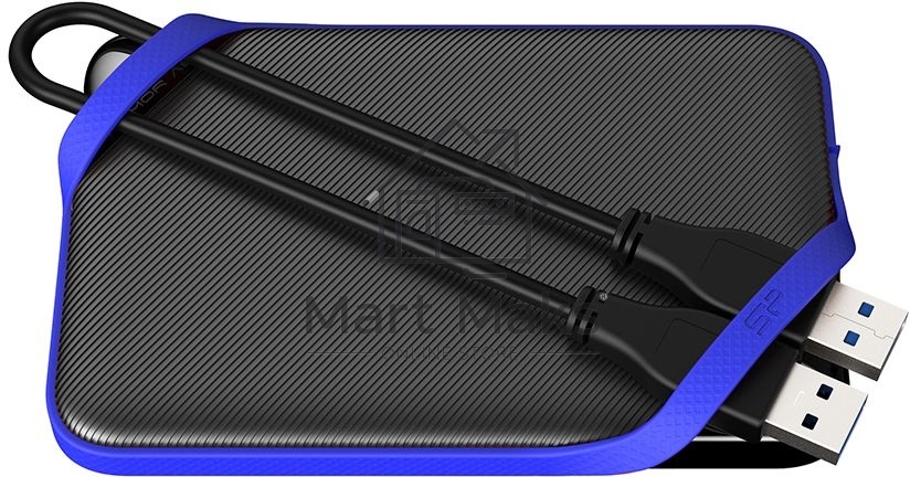 Внешний жесткий диск Silicon Power USB 3.0 2Tb SP020TBPHD62SS3B Armor A62 (5400rpm) 2.5