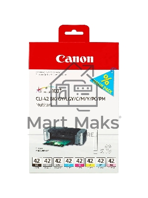Картридж струйный Canon CLI-42 8inks Multi Pack комплект