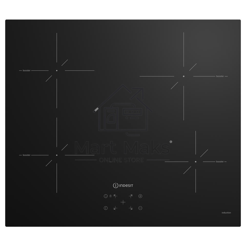 Индукционная варочная поверхность Indesit IS 41Q60 NE, независимая, черный