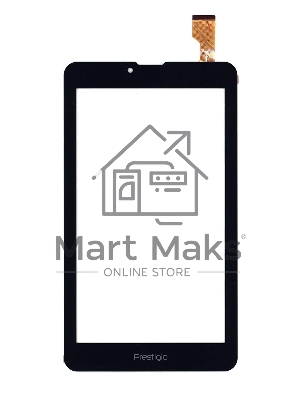 Сенсорное стекло (тачскрин) для Prestigio PMT1157, черное