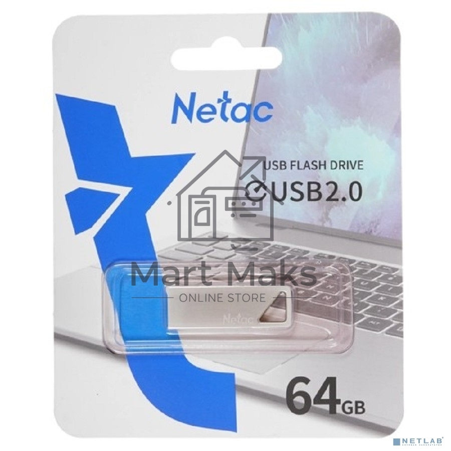 Флешка USB R/W R/W Drive Netac U326 USB2.0 64GB, retail version