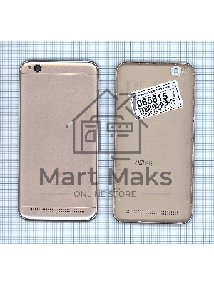 Задняя крышка для Xiaomi Redmi 5A золотая