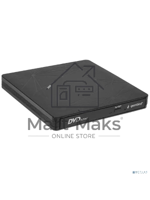 Оптический привод внешний CD/DVD привод USB 3.0 Gembird DVD-USB-03C пластик, черный